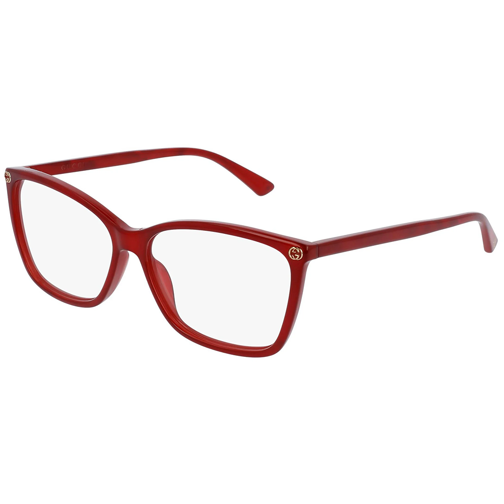 Occhiale da vista Gucci GG0025O col. 004 red red transparent