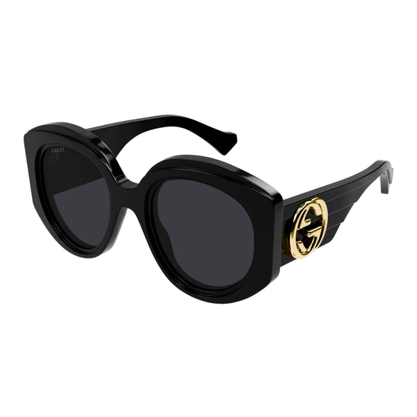 Occhiale da sole Gucci GG1308S 001 black black grey Ottica
