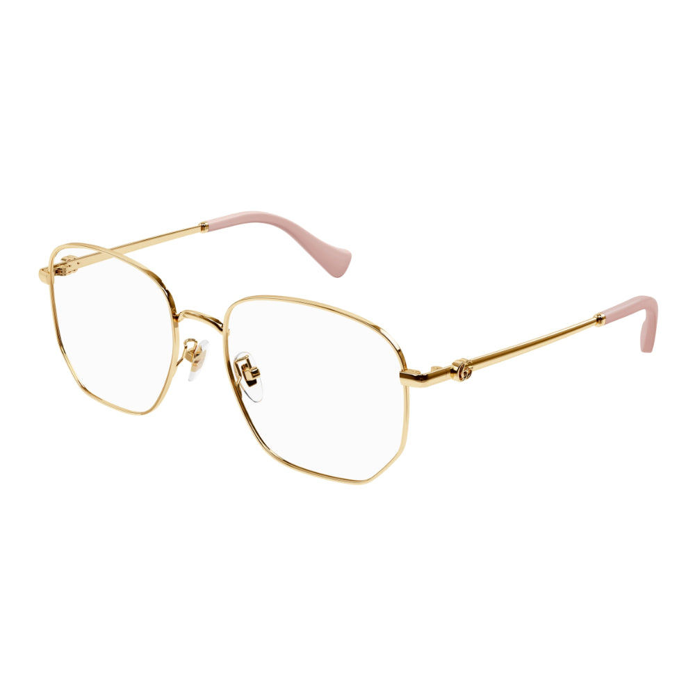 Occhiale da vista Gucci GG1420OK col. 003 gold gold transparent