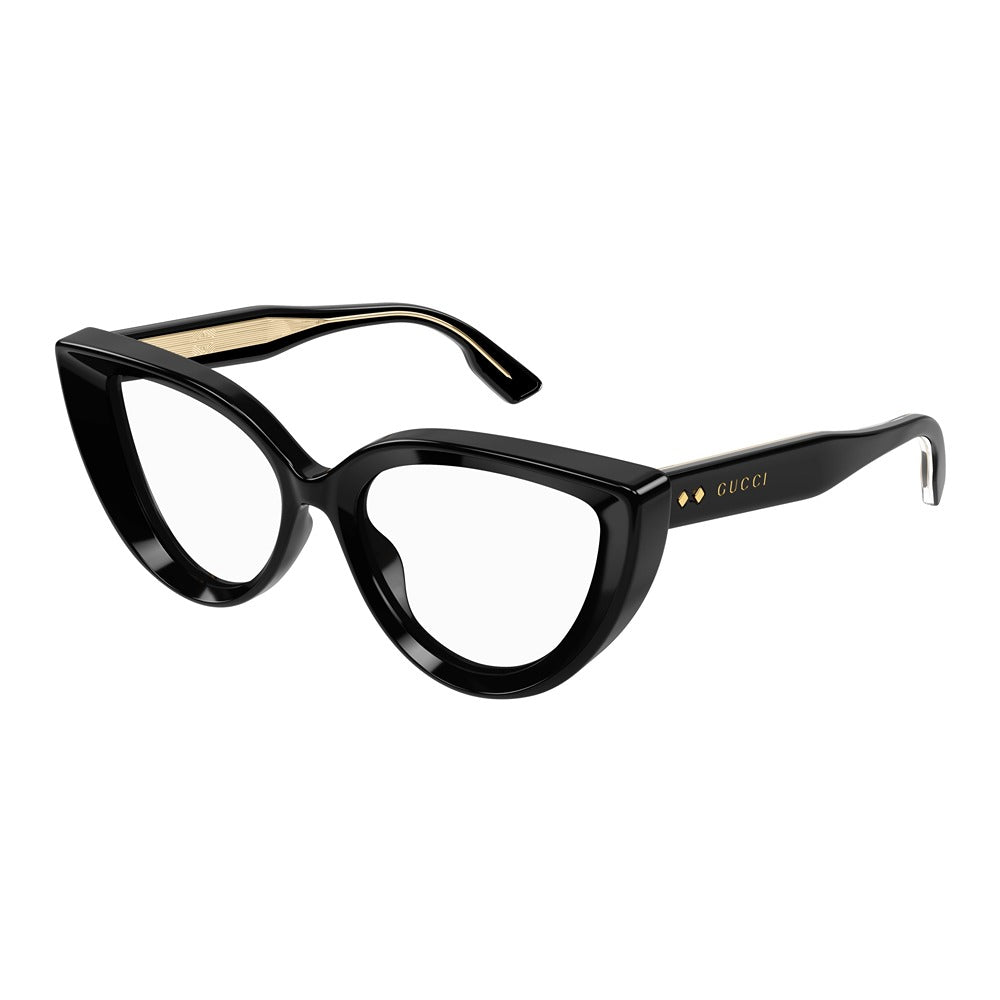 Occhiale da vista Gucci GG1530O col. 001 black black transparent