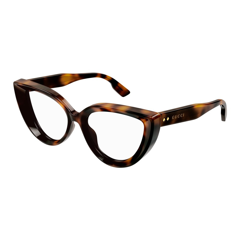 Occhiale da vista Gucci GG1530O col. 002 havana havana transparent