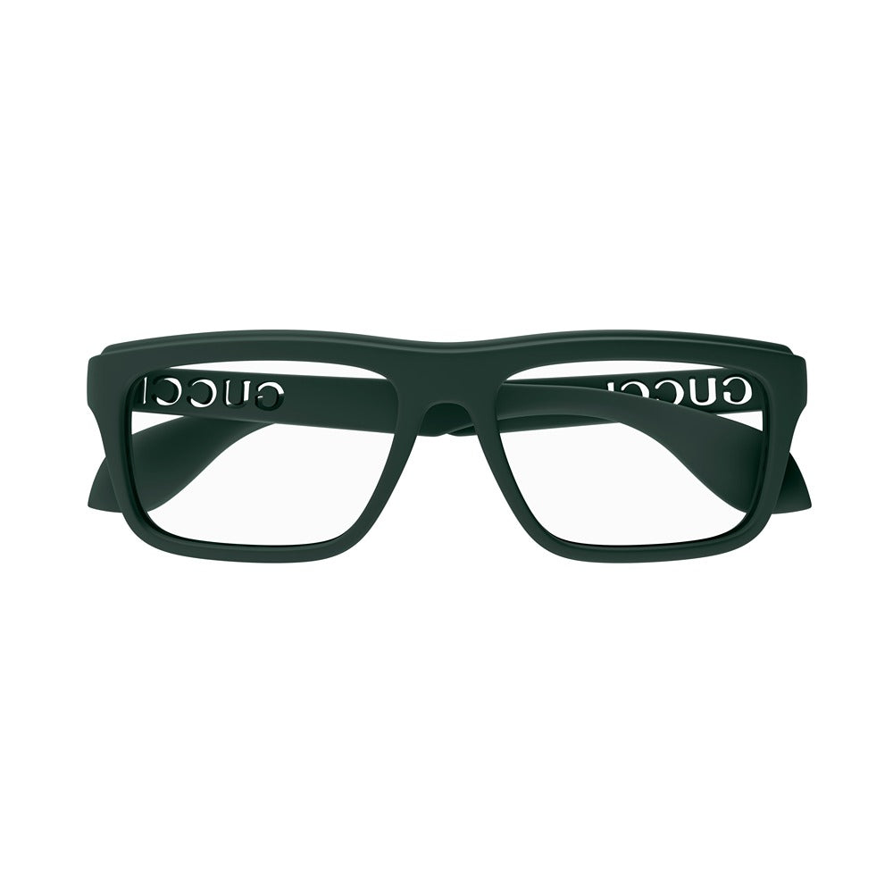 Occhiale da vista Gucci GG1572O col. 005 green green transparent