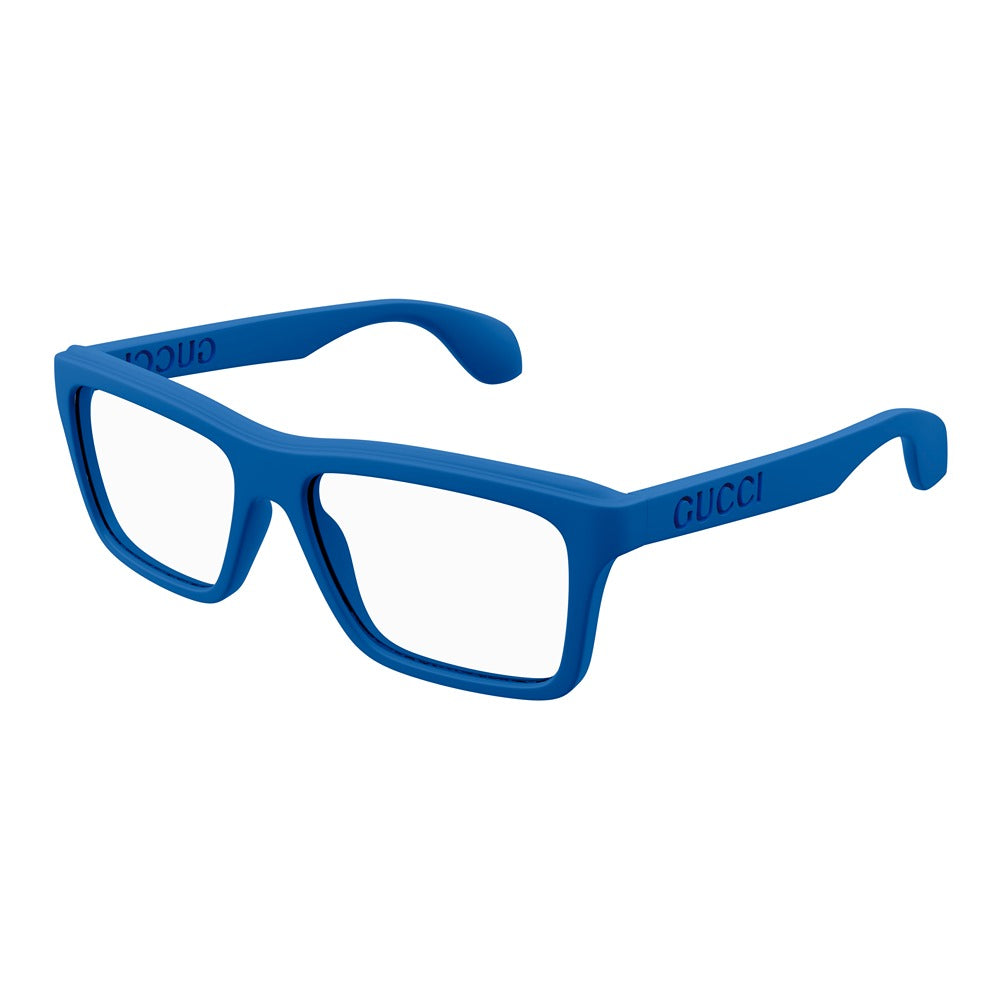 Occhiale da vista Gucci GG1573O col. 004 blue blue transparent