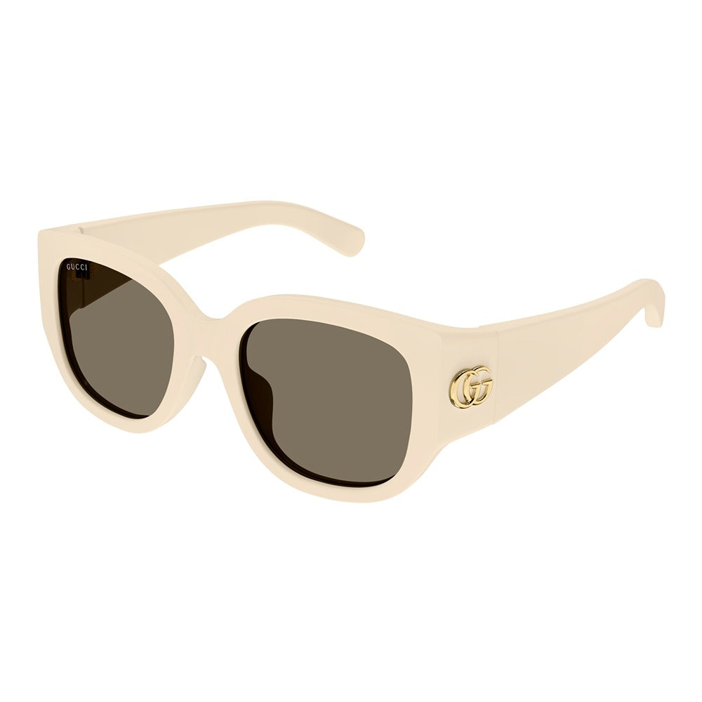 Gucci sunglasses GG1599SA col. 004 Ivory Ivory Brown
