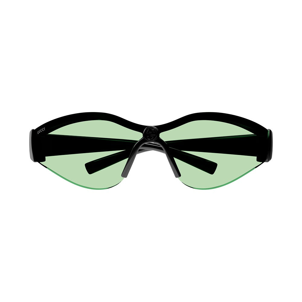 Gucci sunglasses GG1651S col. 005 Black Black Green