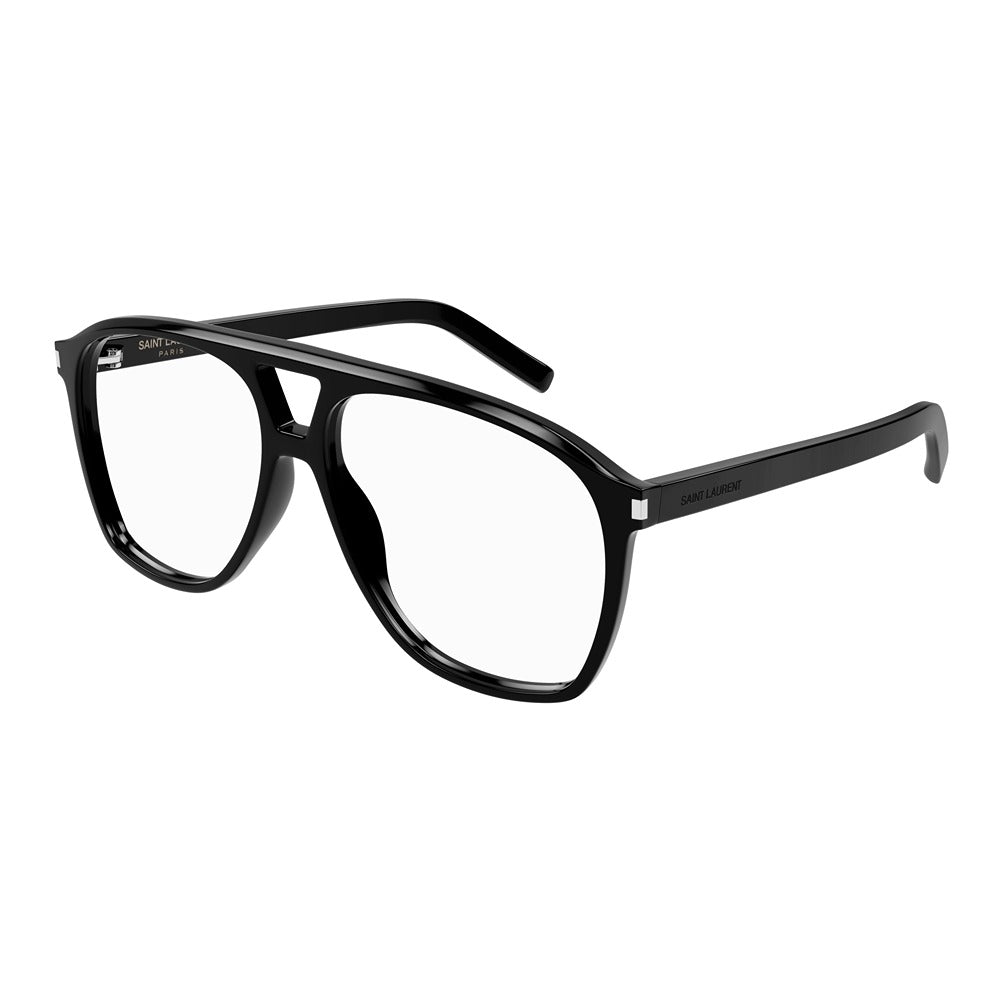 Occhiale da vista Saint Laurent SL 596 DUNE col. 001 black black transparent