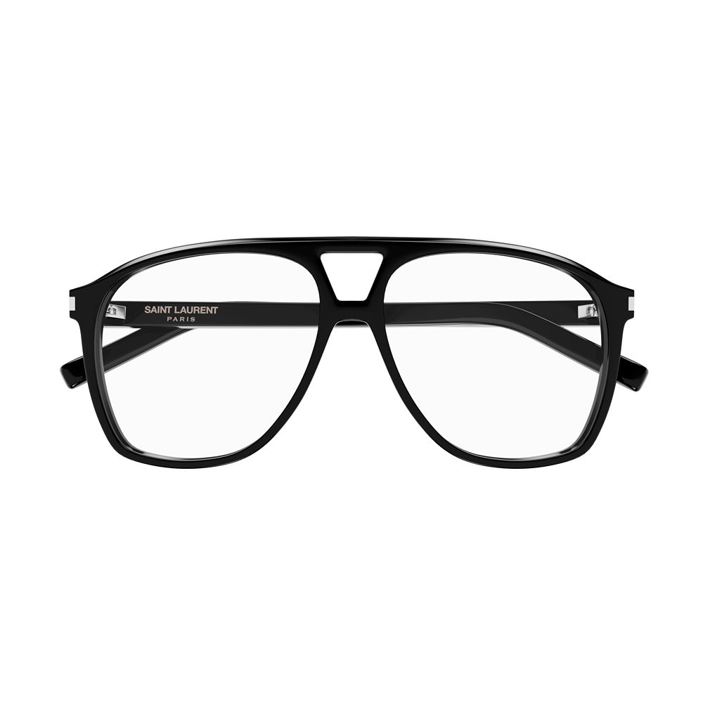 Occhiale da vista Saint Laurent SL 596 DUNE col. 001 black black transparent