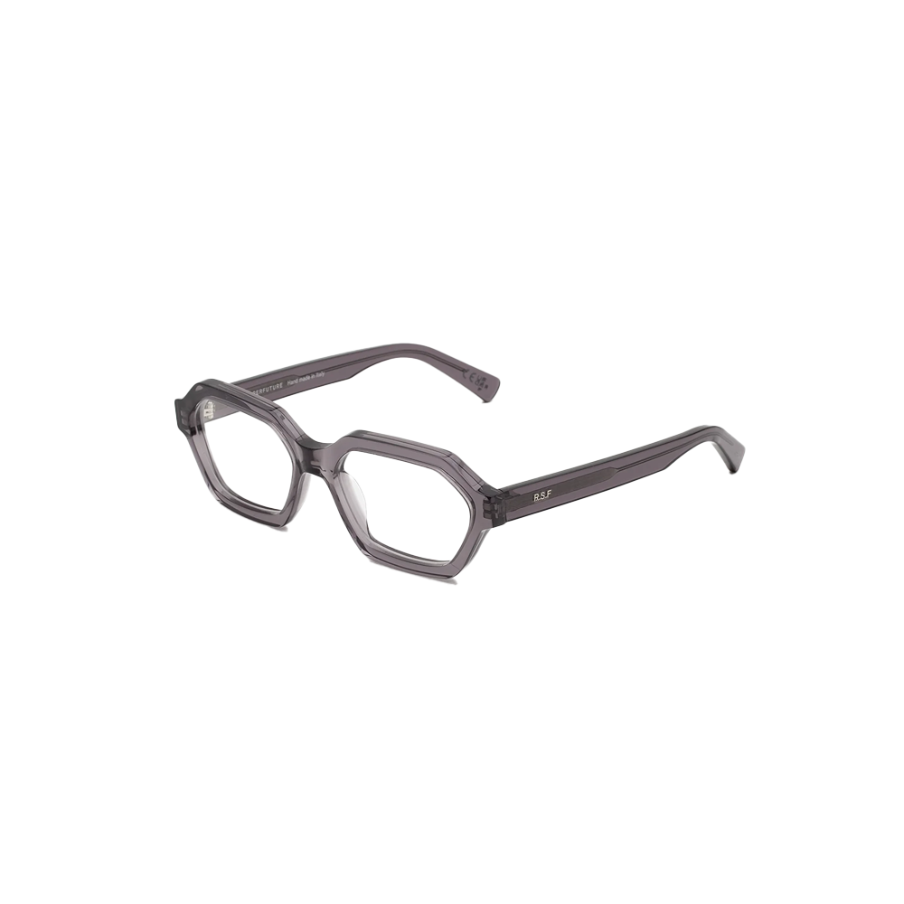 Retrosuperfuture eyewear Model Pooch Optical Nebbia col. crystal grey